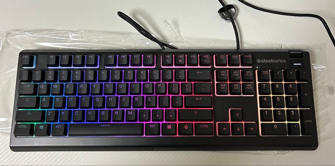 SteelSeries ゲーミングキーボード Apex 3 US ブラック