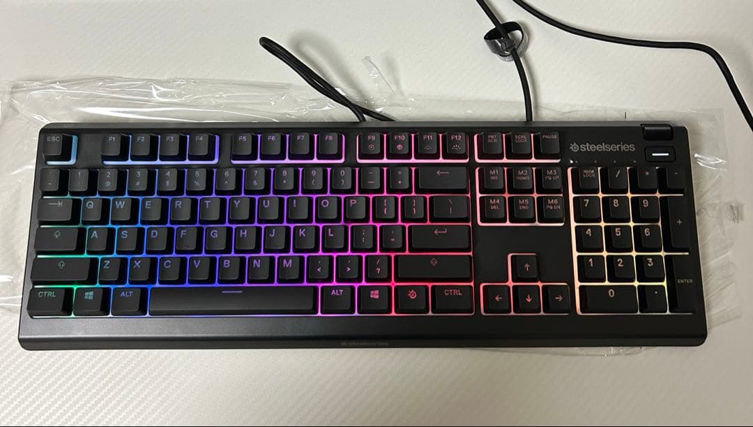 SteelSeries ゲーミングキーボード Apex 3 US ブラック