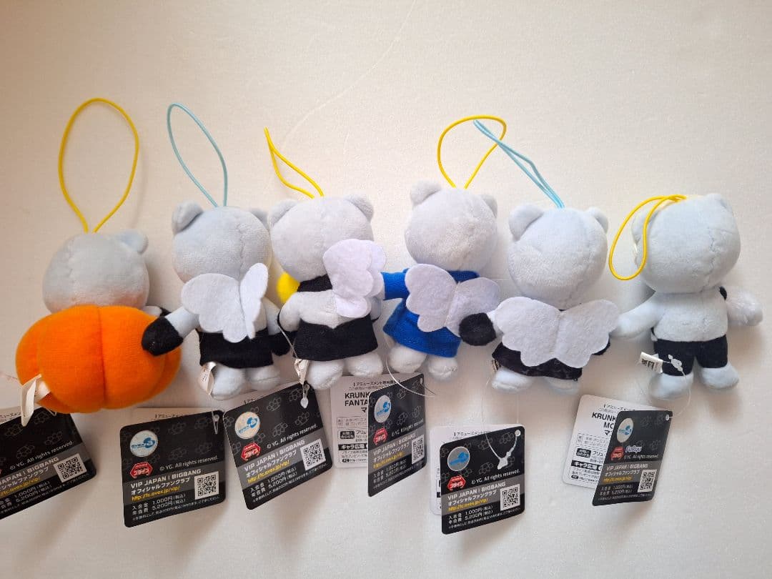KRUNK×BIGBANG　D-LITEマスコット６種類セット⭐非売品　タグ付き