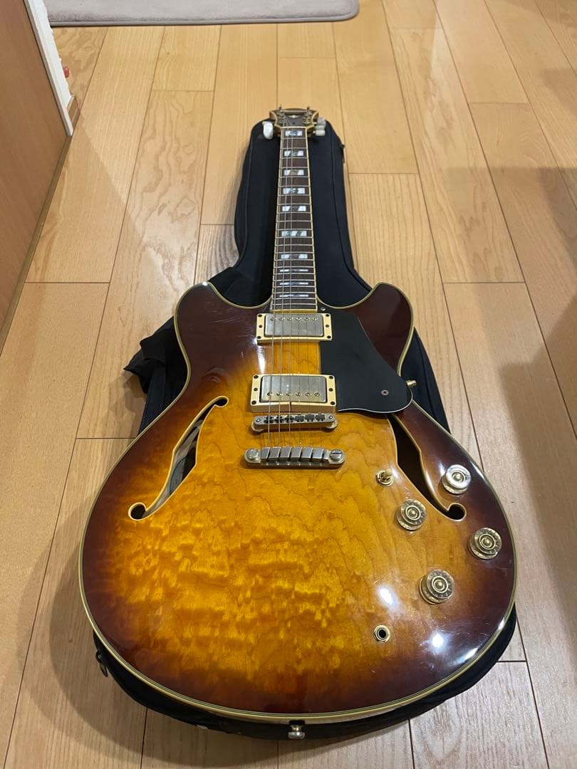 ibanez AS120 希少個体　純正ギグバッグ付属　アイバニーズ