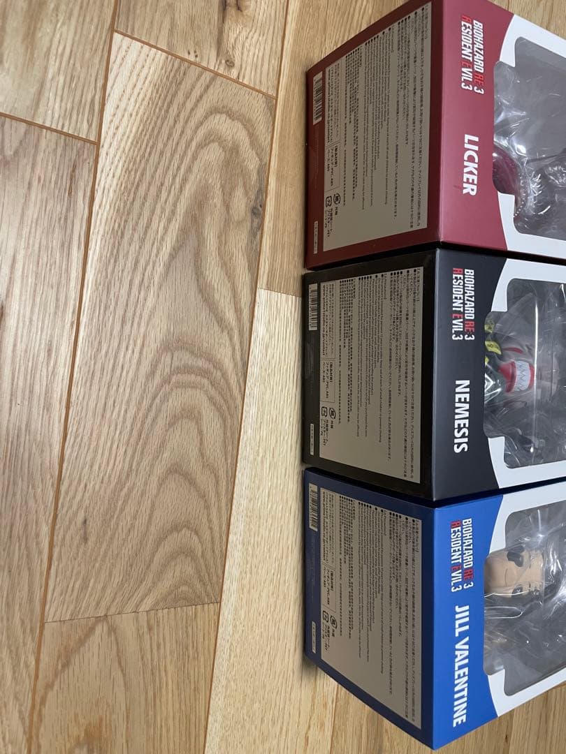 バイオハザード　Cutie1プラスフィギュア3点セット　ジル　エメシス　リッカー