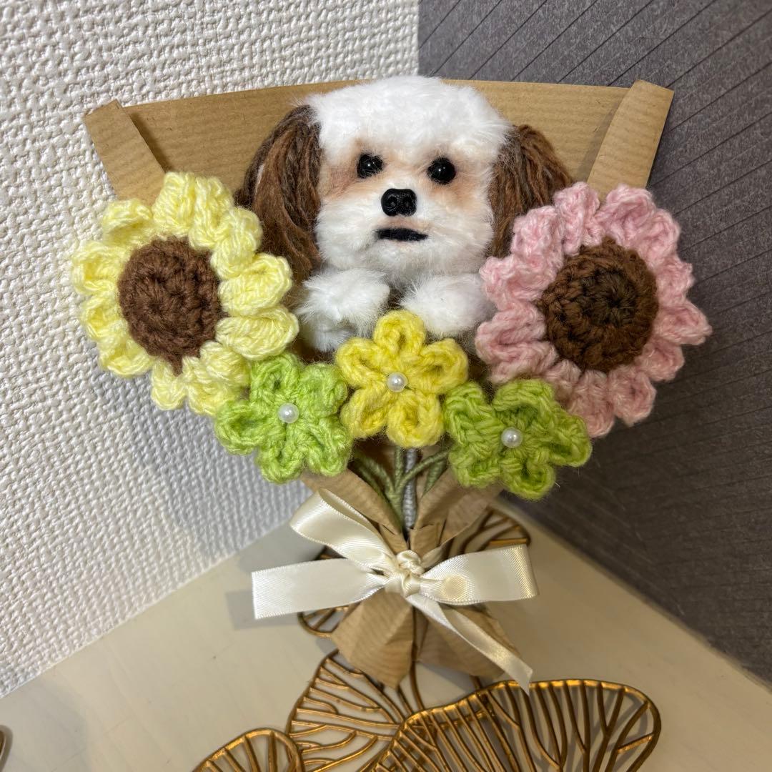 【万年堂】 あみぐるみ　枯れない花