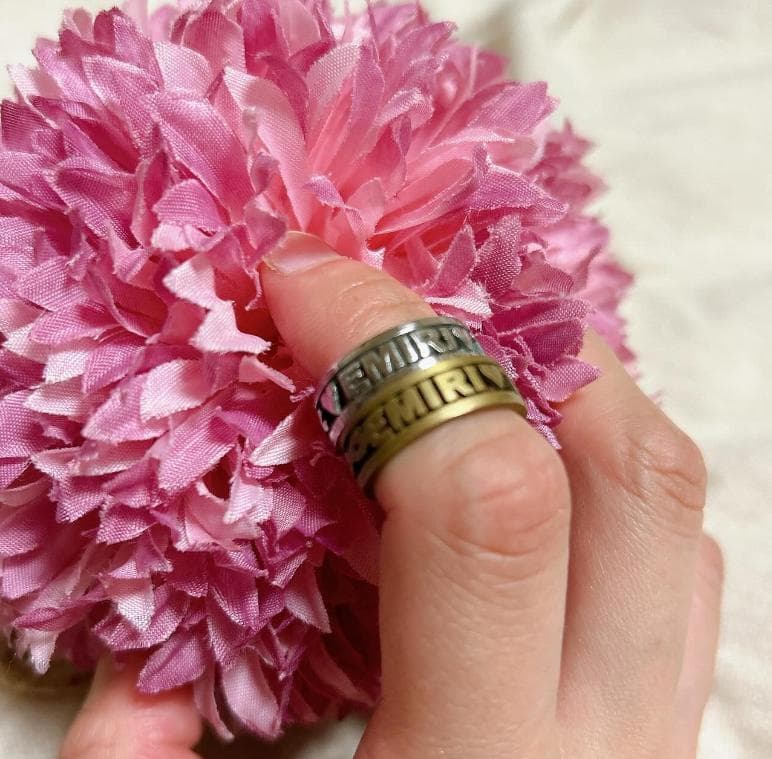 『時を刻むブラスネームリング』8mmタイプ・10mmタイプ