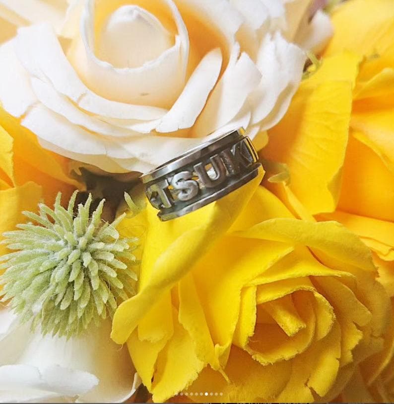 『時を刻むブラスネームリング』8mmタイプ・10mmタイプ