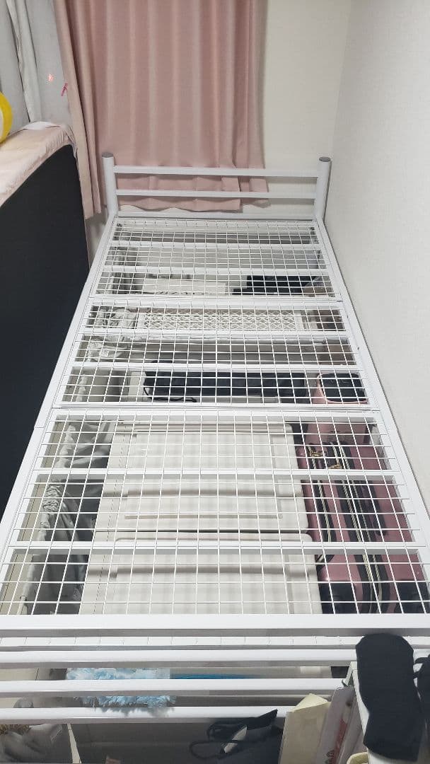 ミドルベッド　ロフトベッド　ホワイト　KH-3951M