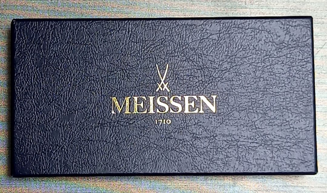 マイセン 変遷剣マーク ペア小皿