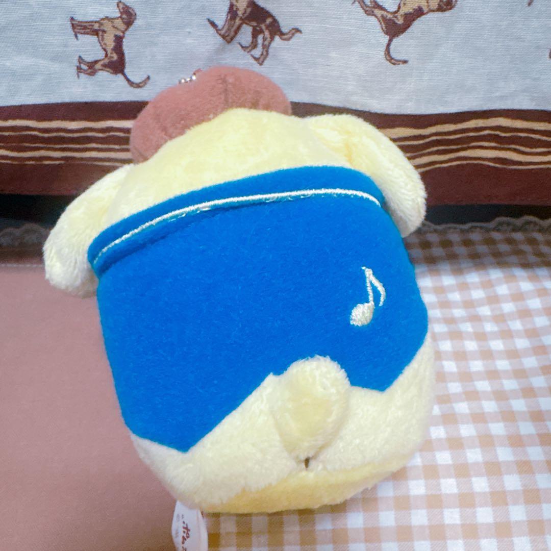 ポムポムプリン マスコット　カフェ　限定　ホルン　音楽　吹奏楽　ぬいぐるみ