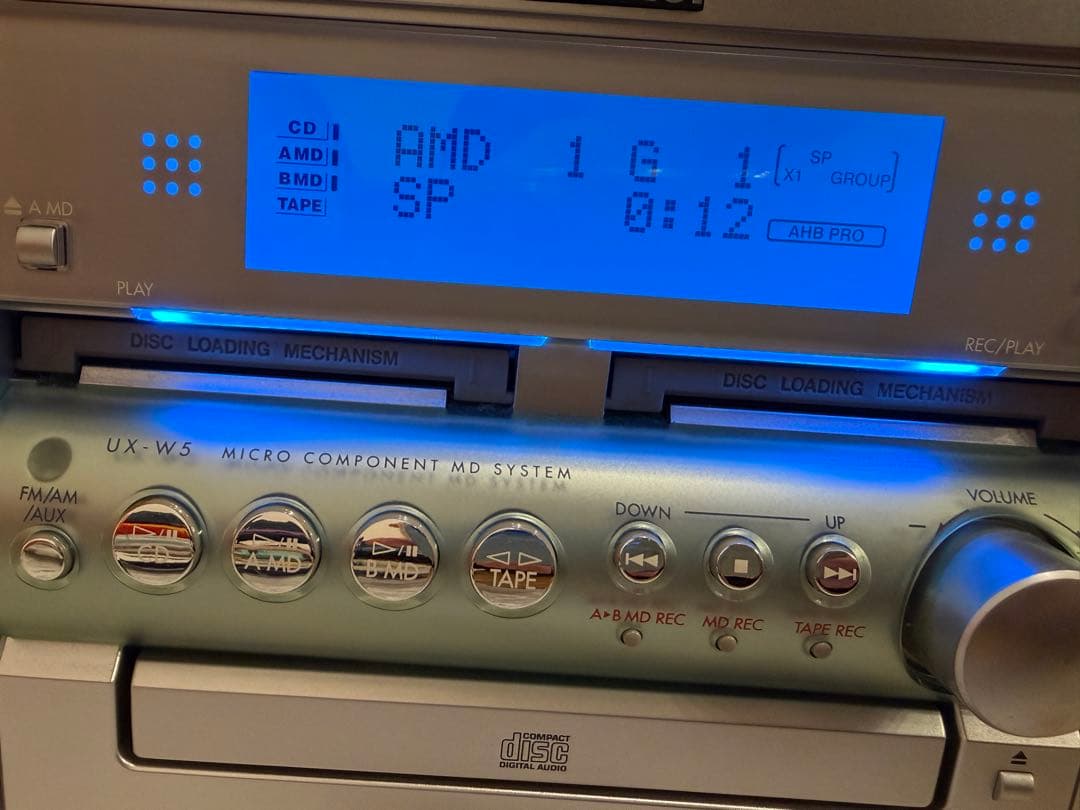 Victor CD/MDコンポ CA-UXW5-S