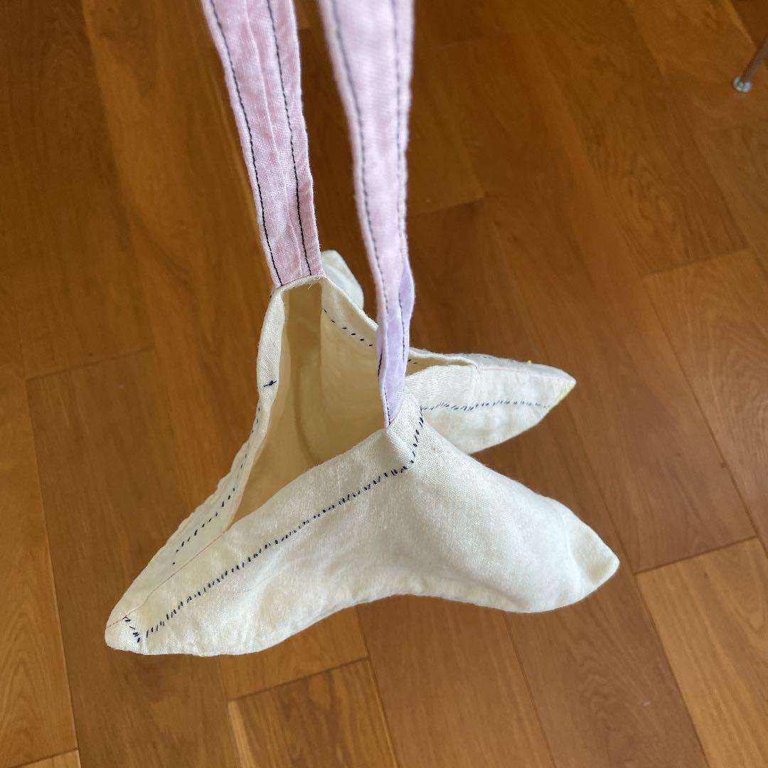 作家もの　布バッグ　ギャラリーで購入