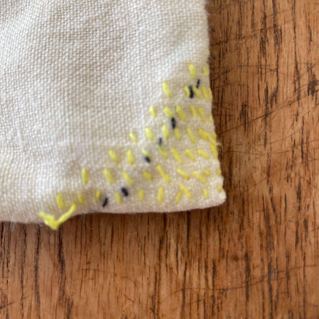 作家もの　布バッグ　ギャラリーで購入