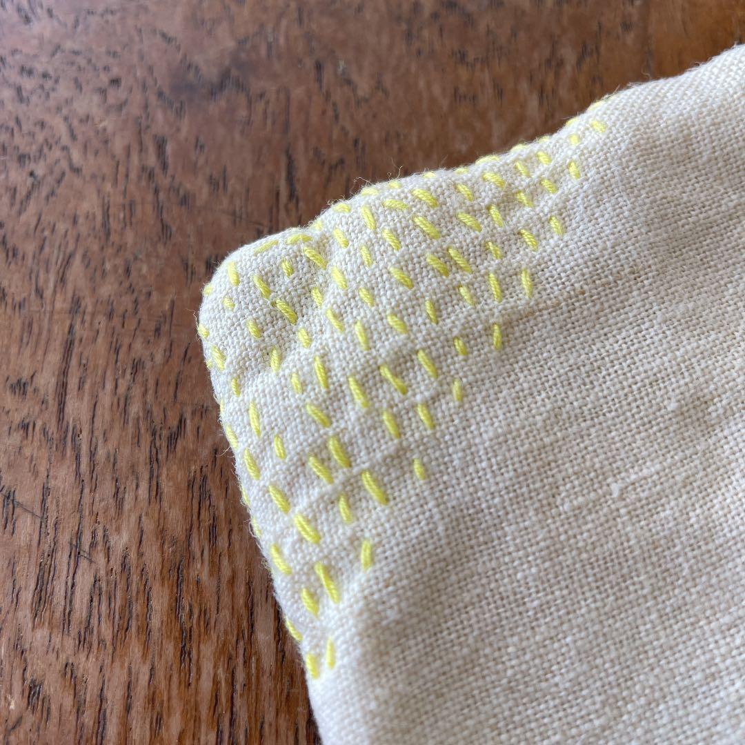 作家もの　布バッグ　ギャラリーで購入