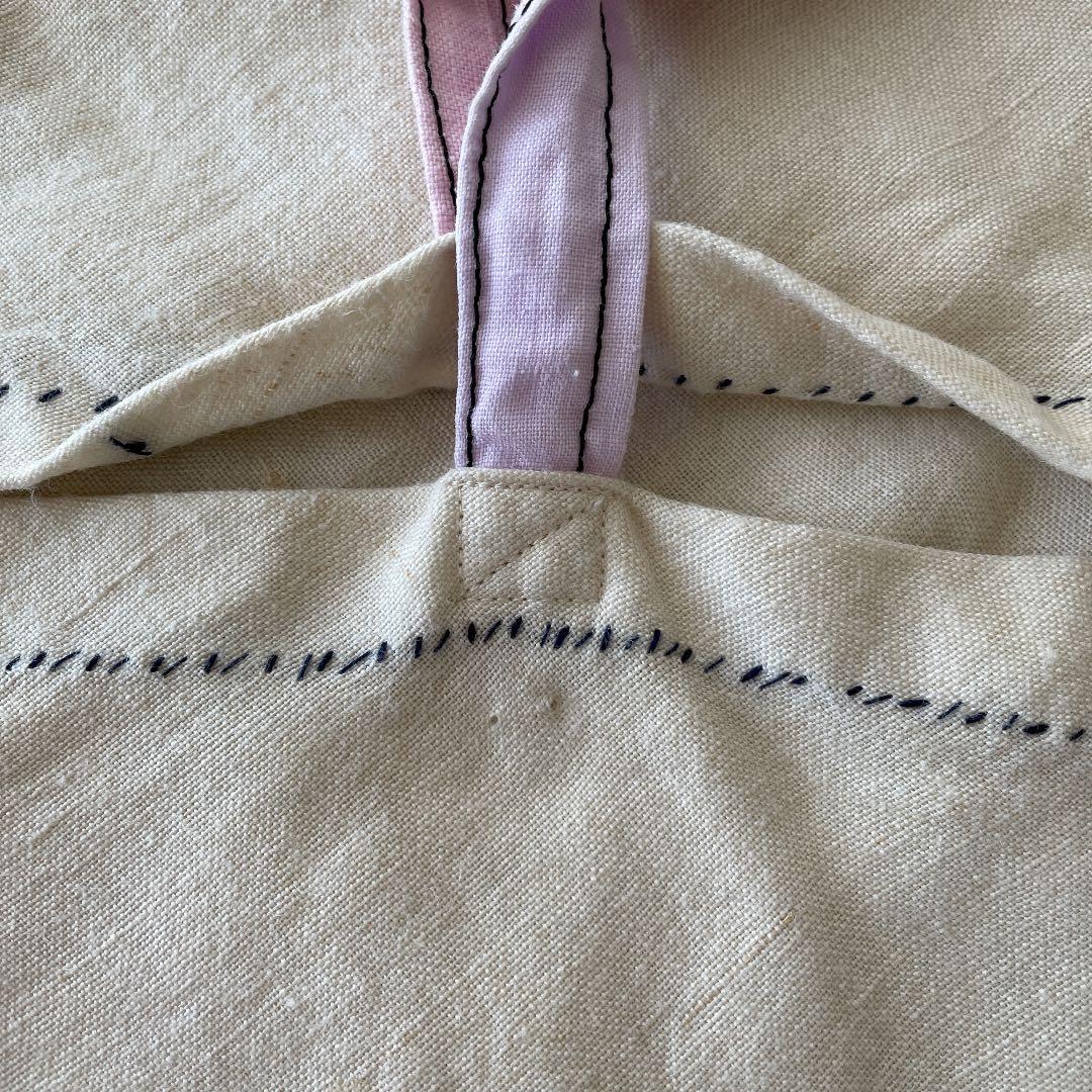 作家もの　布バッグ　ギャラリーで購入