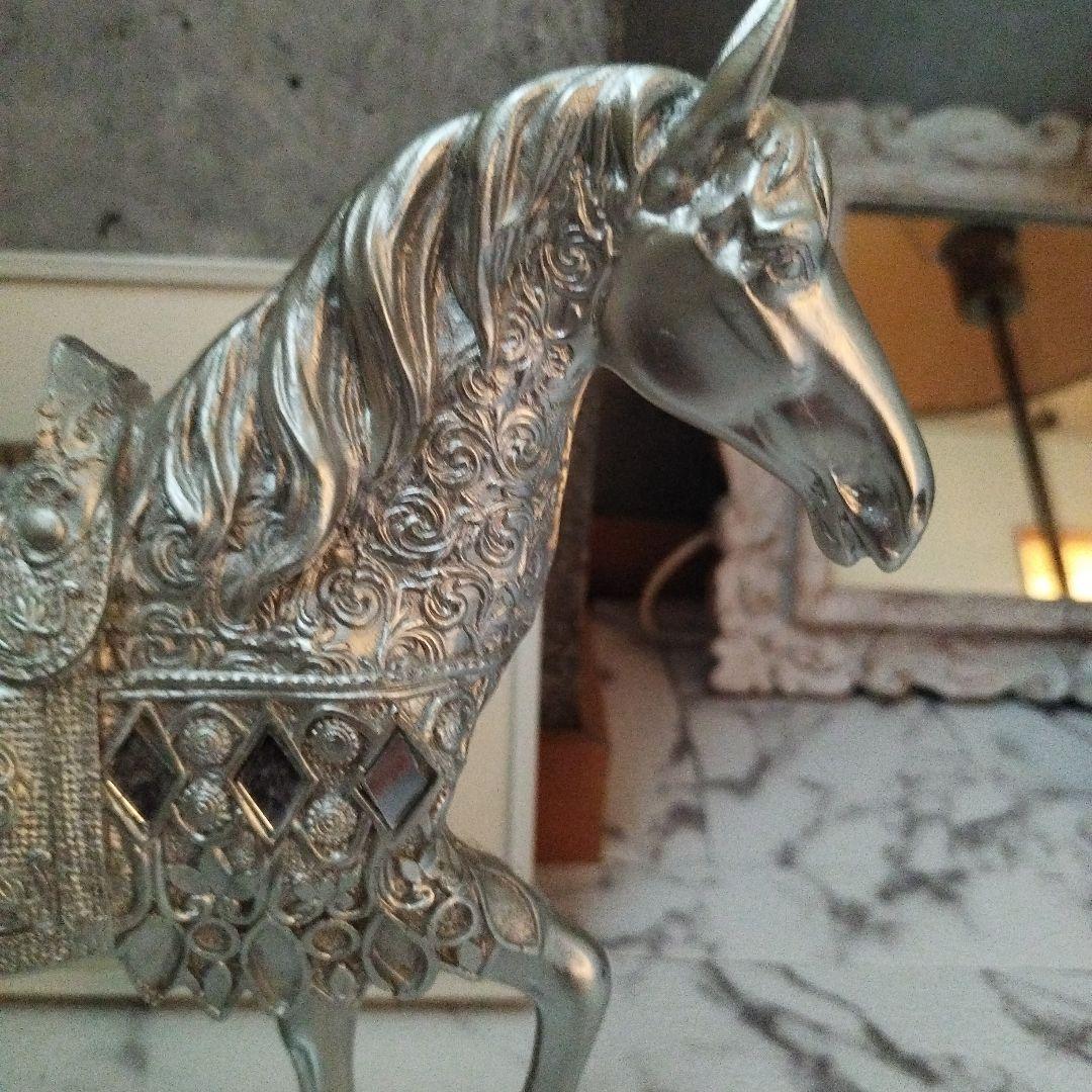 セール!!!vintageお馬さん置物２頭セット!