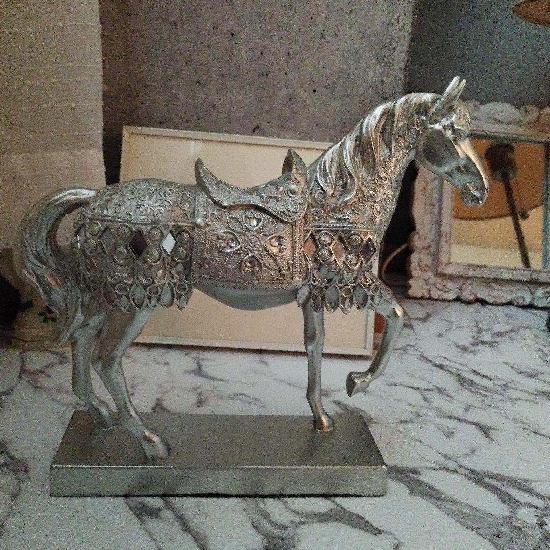 セール!!!vintageお馬さん置物２頭セット!