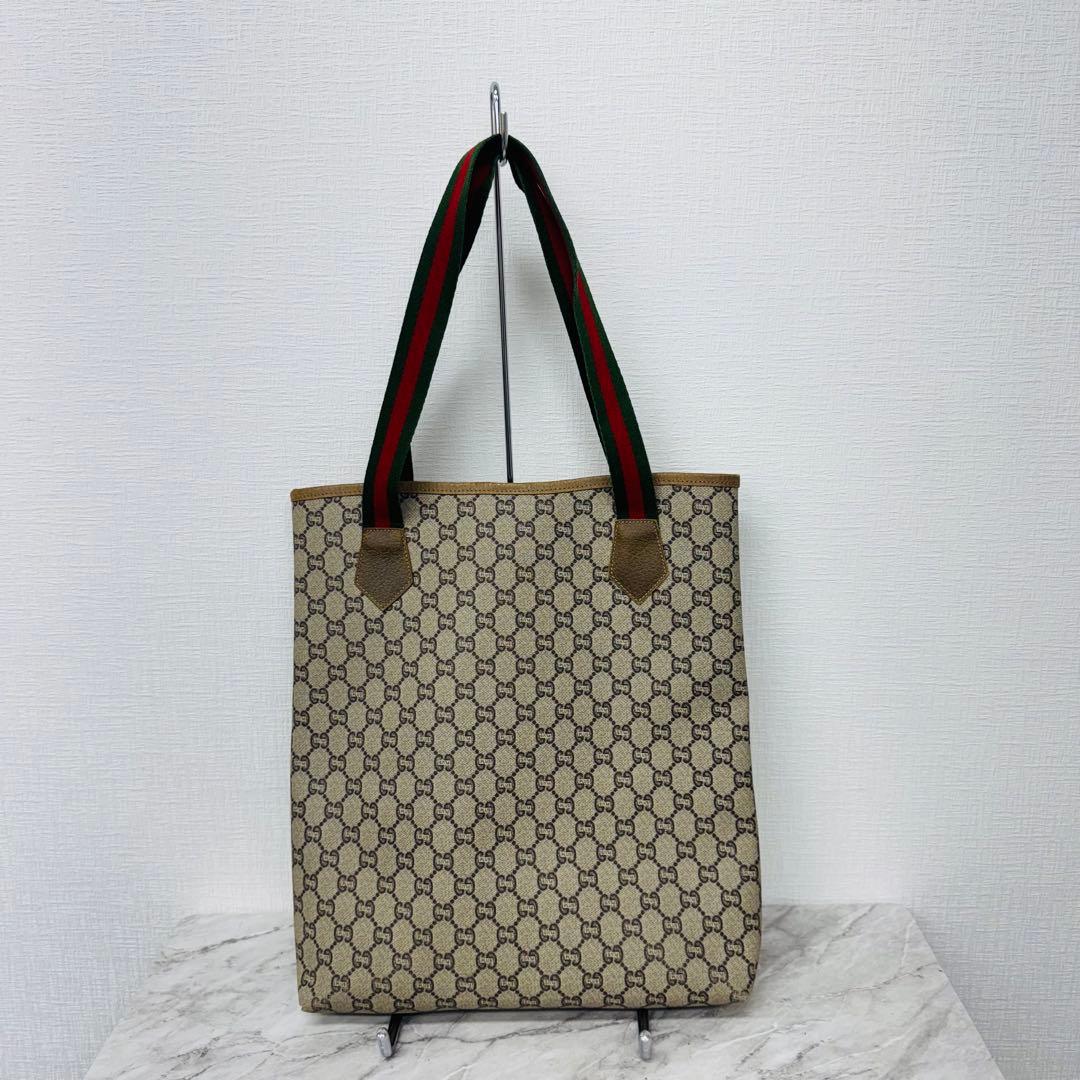 ✨GUCCI✨グッチ✨シェリーライン✨GGスプリーム✨ヴィンテージ✨トートバッグ