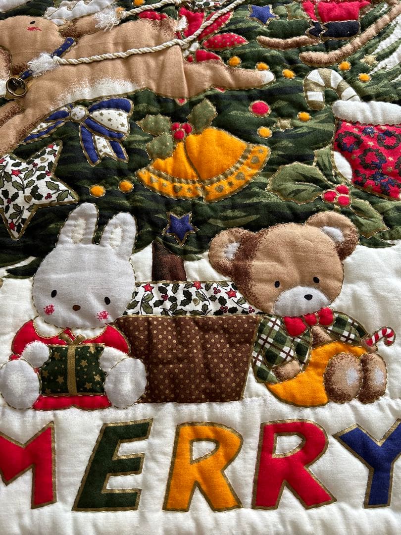 ヒロミ　クリスマスタペストリー　大　ハンドメイド