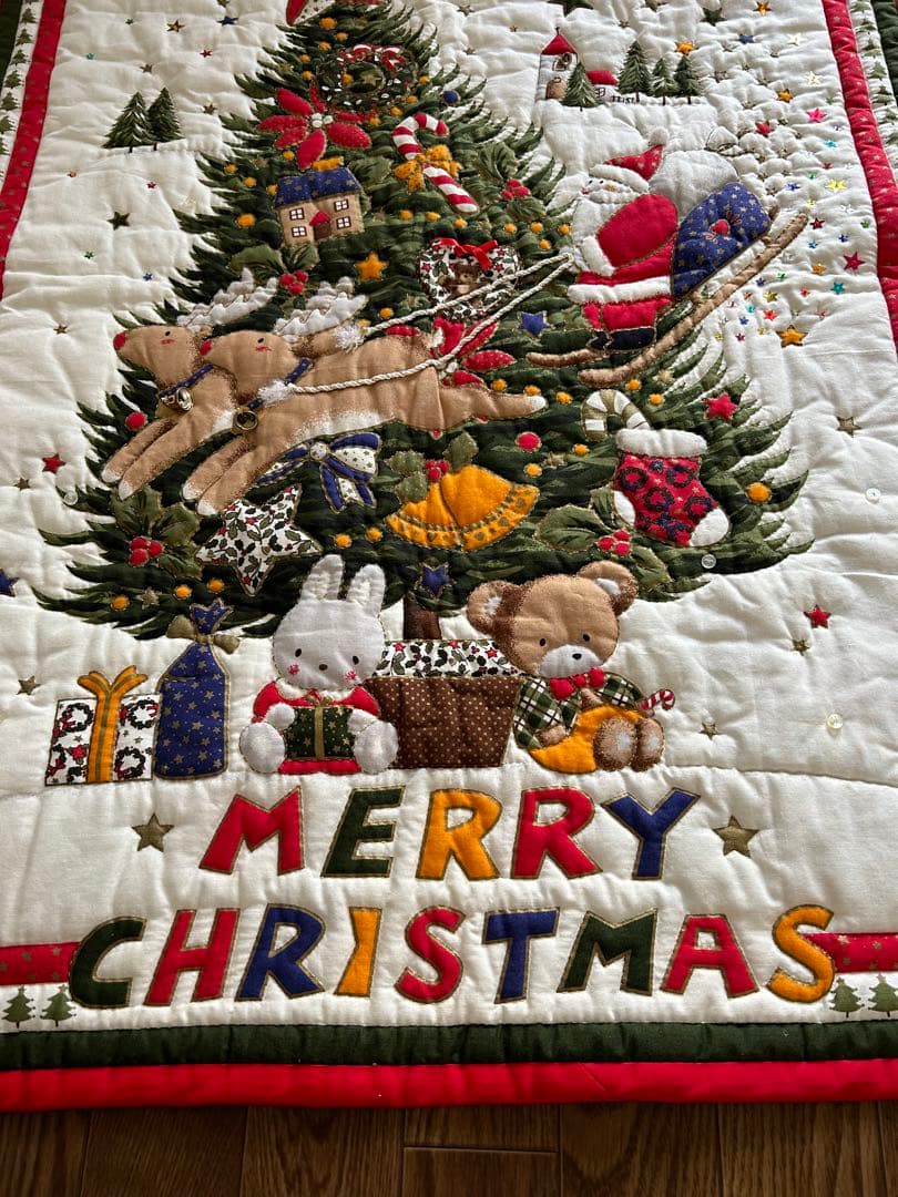 ヒロミ　クリスマスタペストリー　大　ハンドメイド