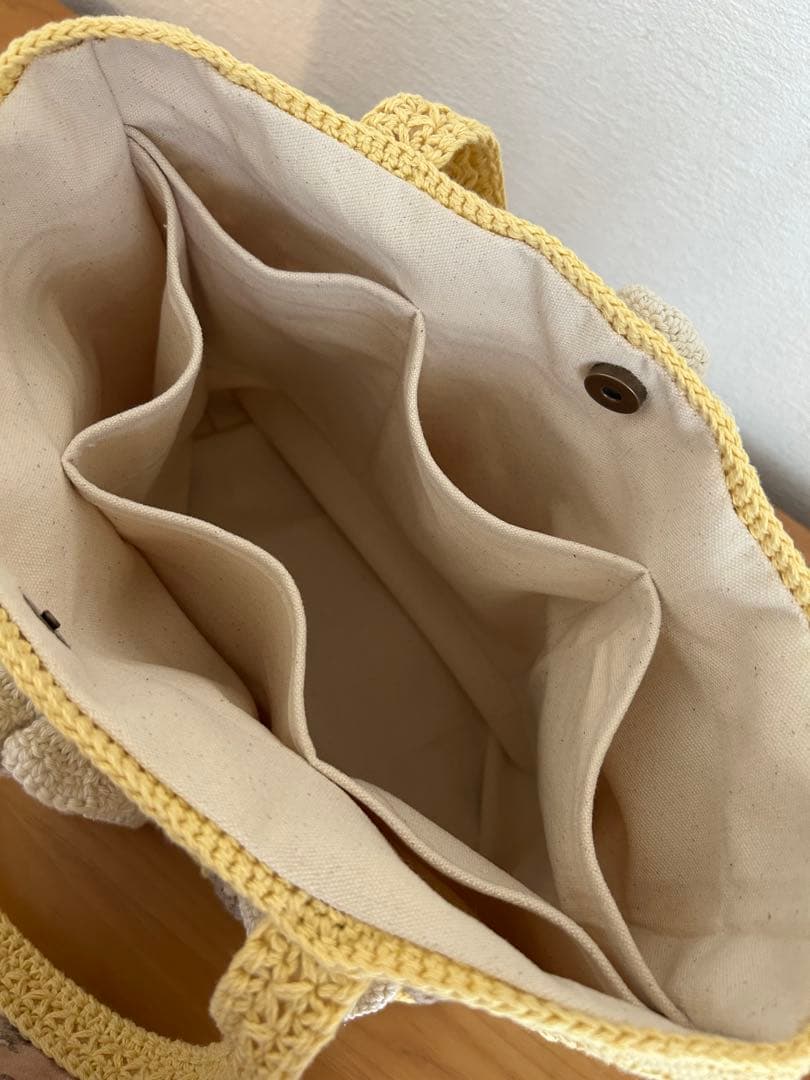 2026春夏新作‼️ハンドメイド　クマと花のモチーフのバッグ