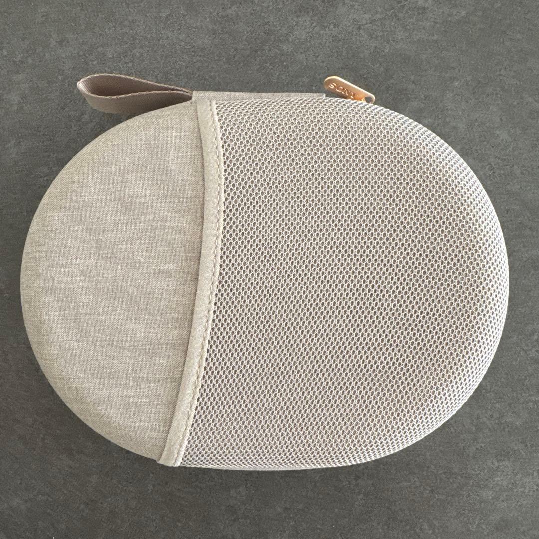 SONY ワイヤレスヘッドホン ベージュ ケース付き