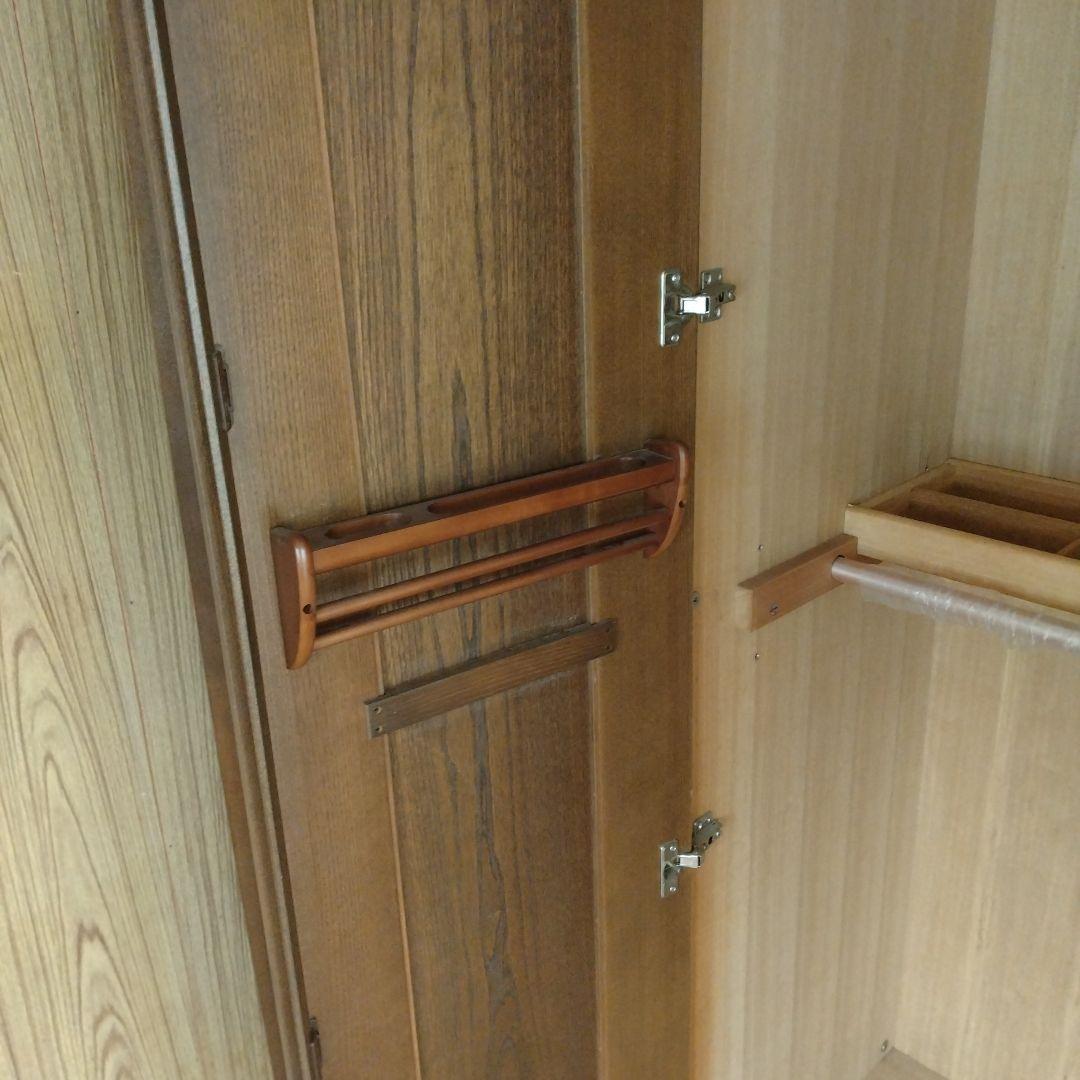 ワードローブ　タンス　ロッカー　木製　府中家具　引取限定