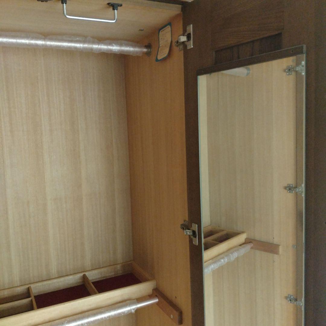 ワードローブ　タンス　ロッカー　木製　府中家具　引取限定