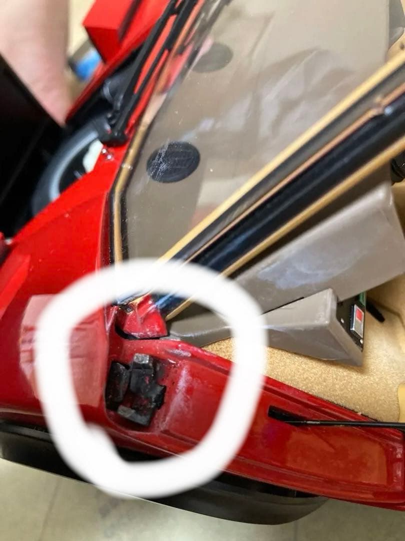 デアゴスティーニランボルギーニ・カウンタック 1/10スケール　ジャンク品です！