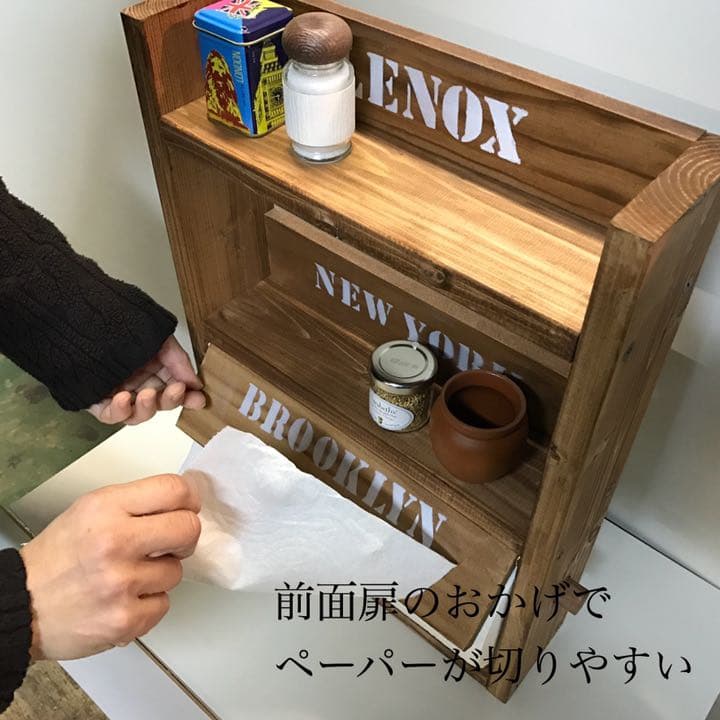 コストコペーパー対応3段スパイスラック中段＆パスタラック(WHxPINK)セット