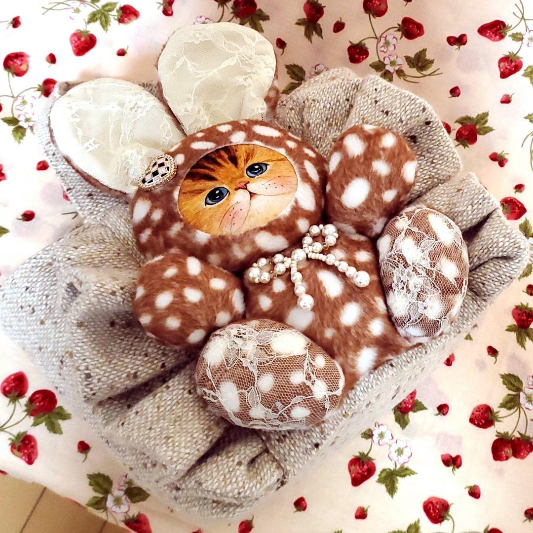 コヤンイサムチョン ハンドメイドバッグ ツィードが可愛いフリルバッグ