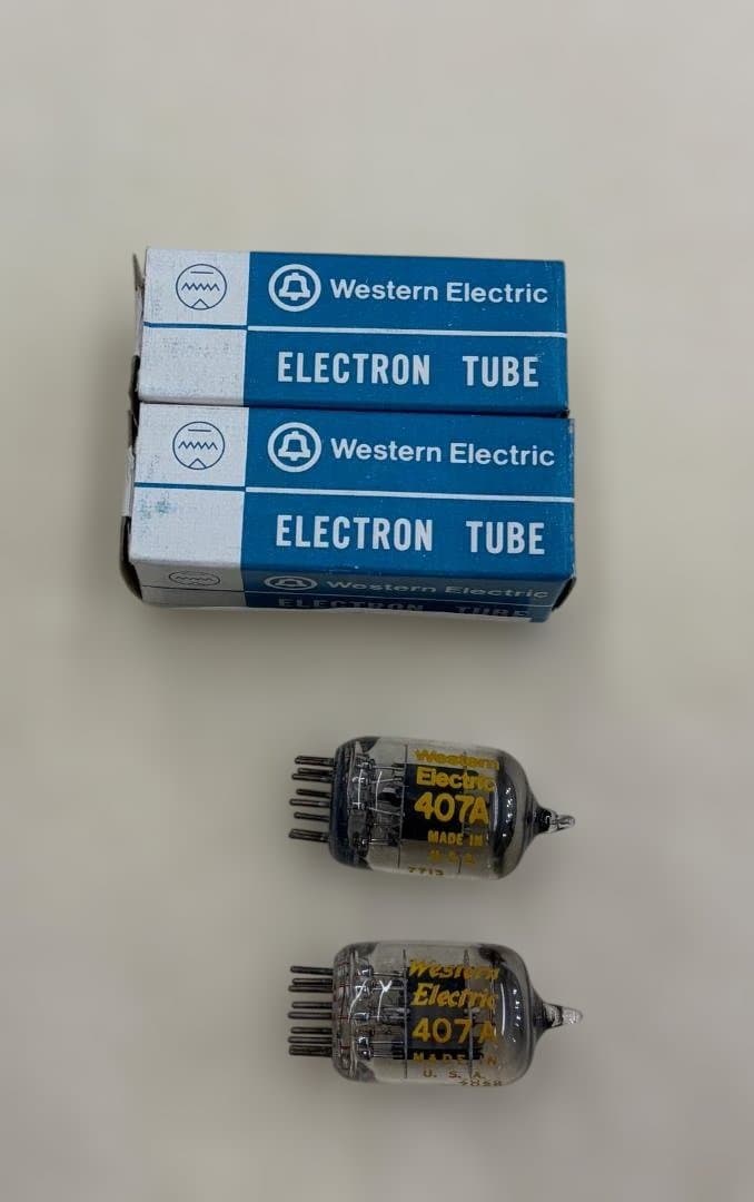 Western Electric 407A 真空管 ６本セット
