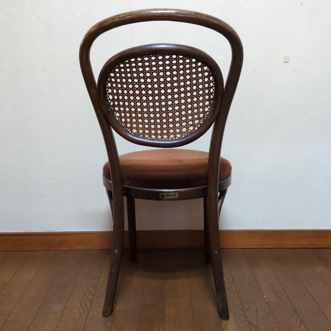オールドマルニ　maruni ベントウッド チェア2脚 籐 椅子 ラタンB