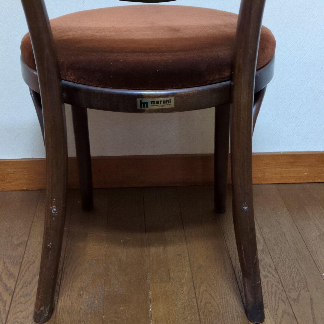 オールドマルニ　maruni ベントウッド チェア2脚 籐 椅子 ラタンB