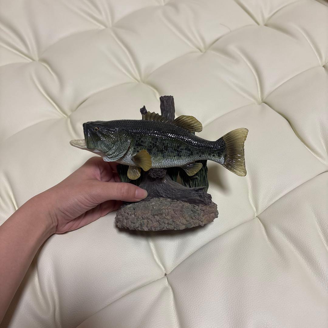 ブラックバス オブジェ 置物