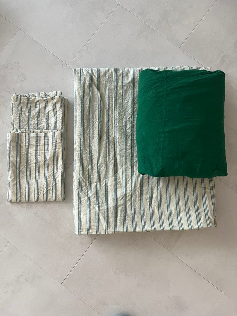 ART OF BLACK クラスターストライプ布団カバーセット