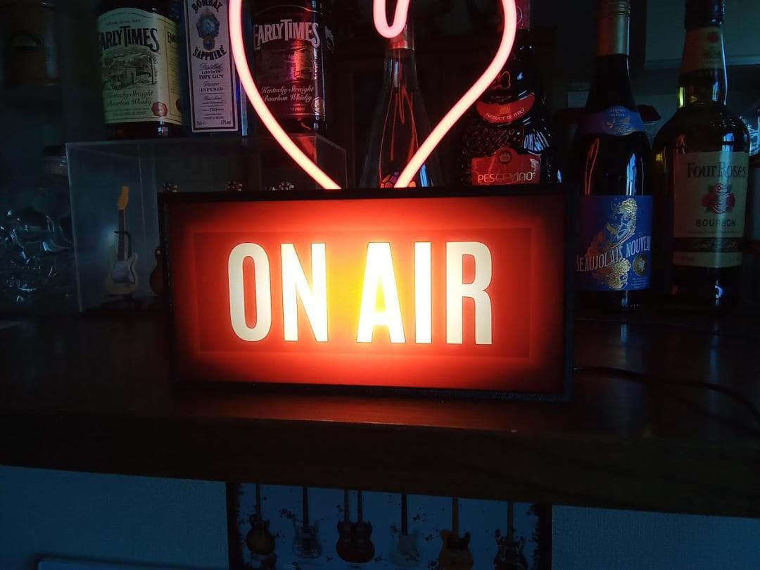 オンエア ON AIR サイン ランプ 看板 置物 雑貨 LEDライトBOX④