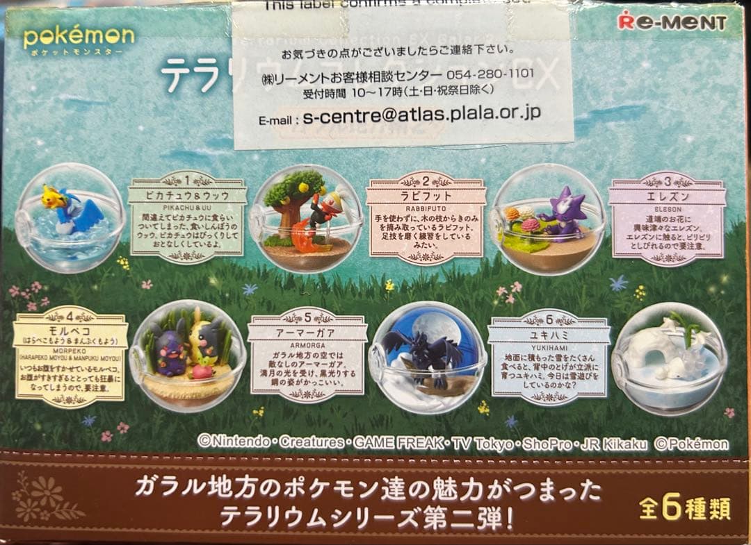 ポケモン テラリウムコレクションEX ガラル地方編2／6箱入り