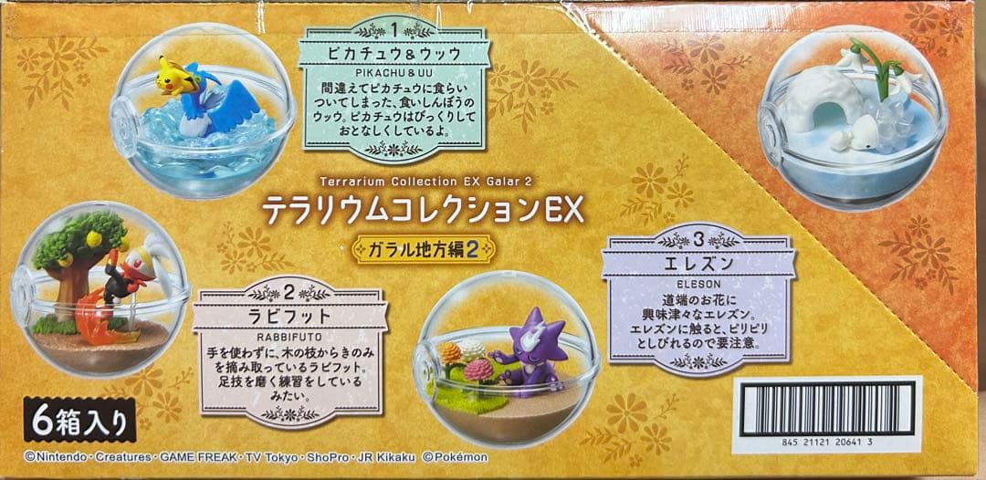 ポケモン テラリウムコレクションEX ガラル地方編2／6箱入り