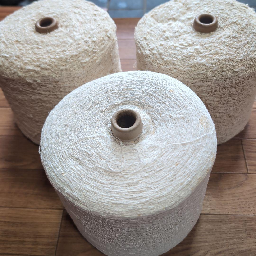 T-2008　染色道具と植物染料　染色用糸3コーン巻　糸染め　染色棒3種類3本