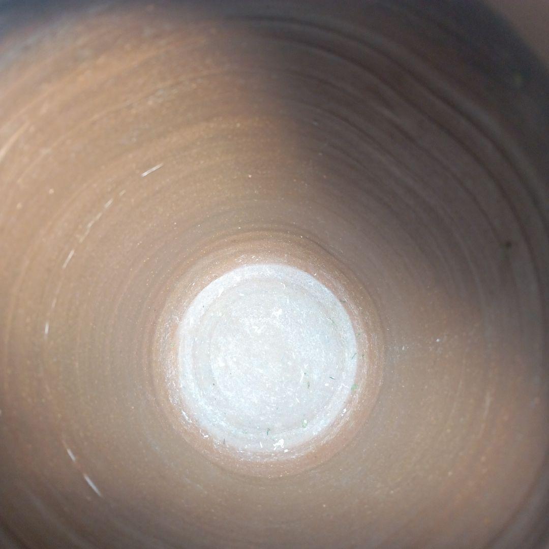 備前焼 松園窯 耳付 花入 花瓶 木箱付き