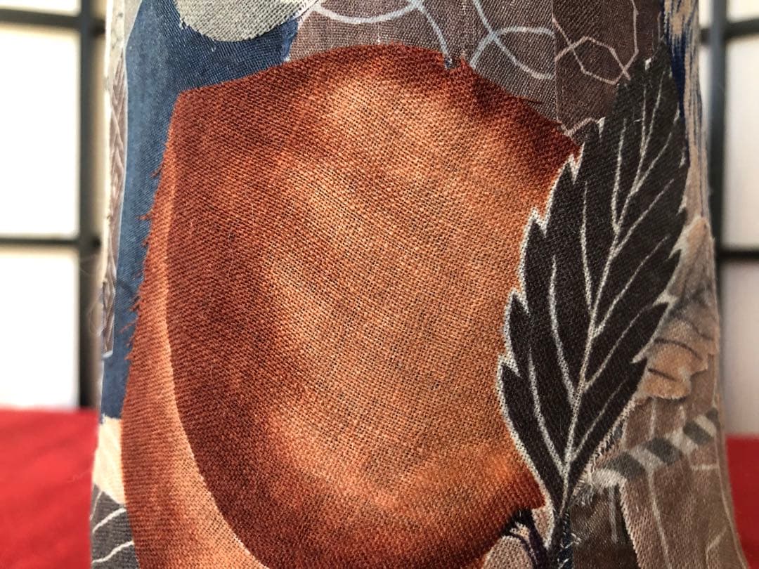 【たまちゃんお取り置き】 一閑張り　一閑張りバック　正絹古布　　犬張子