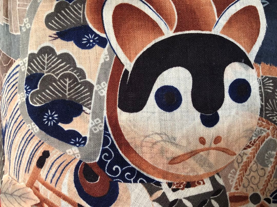 【たまちゃんお取り置き】 一閑張り　一閑張りバック　正絹古布　　犬張子