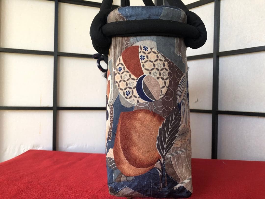 【たまちゃんお取り置き】 一閑張り　一閑張りバック　正絹古布　　犬張子