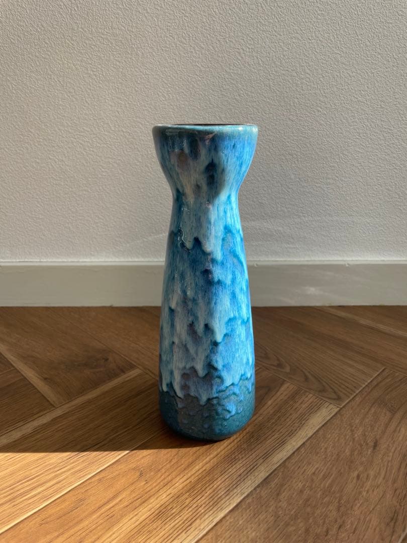 ヴィンテージフラワーベース　花瓶　西ドイツ　ファットラバ　刻印あり