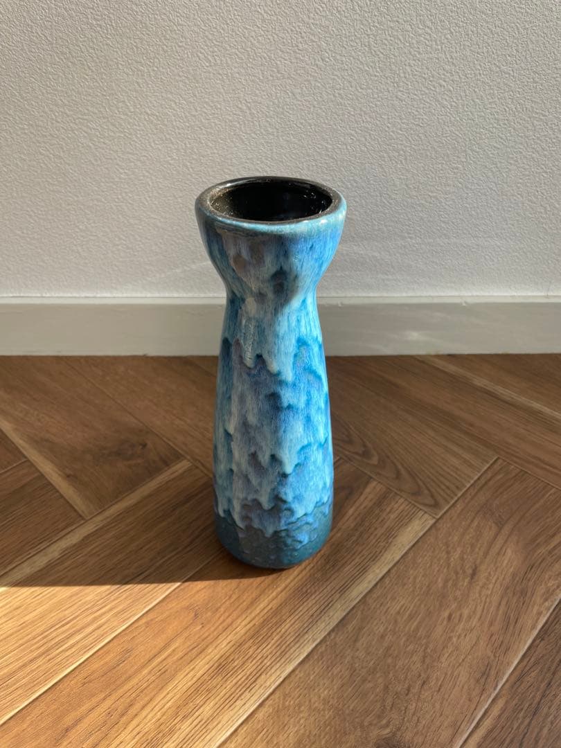 ヴィンテージフラワーベース　花瓶　西ドイツ　ファットラバ　刻印あり