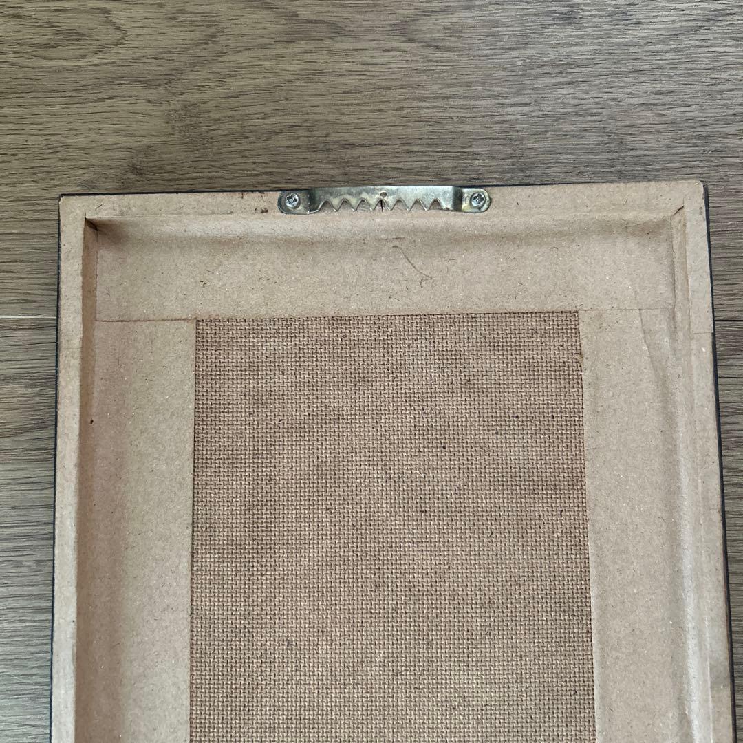 【版画】赤い背景の白い花瓶 ***即購入可能