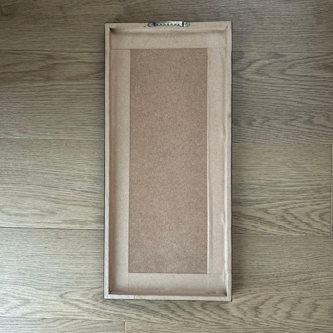 【版画】赤い背景の白い花瓶 ***即購入可能