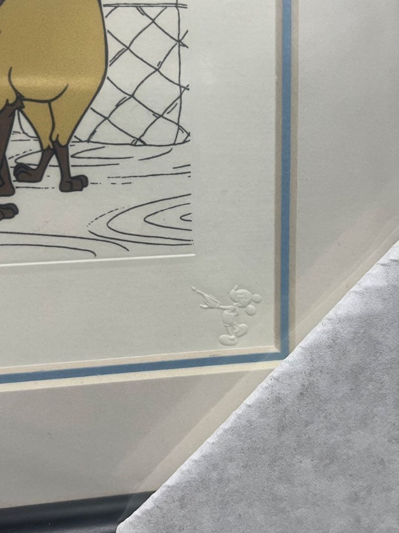 ディズニー トレジャー わんわん物語 サイ&アム アートギャラリー フレーム