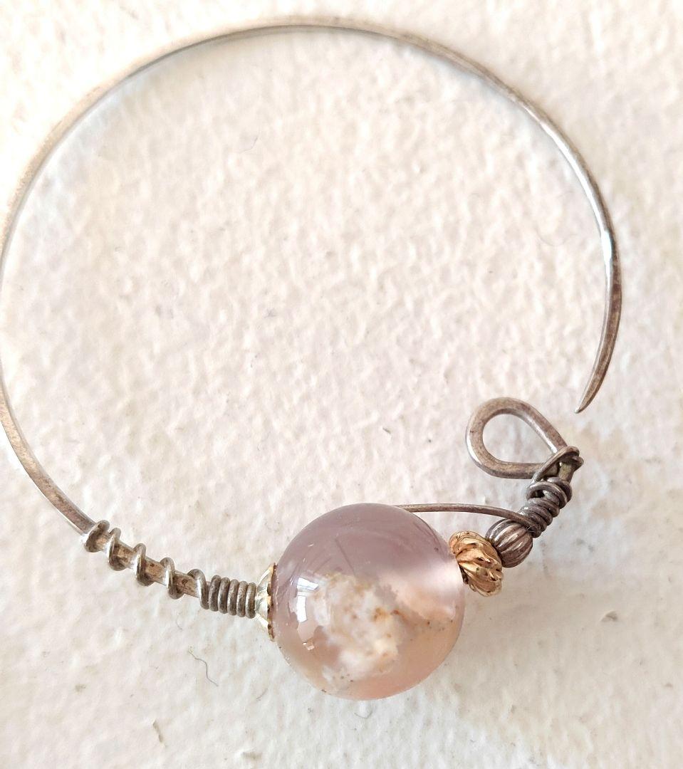 モレウ工房のニンカリ ピアス 作家物 直径4cm