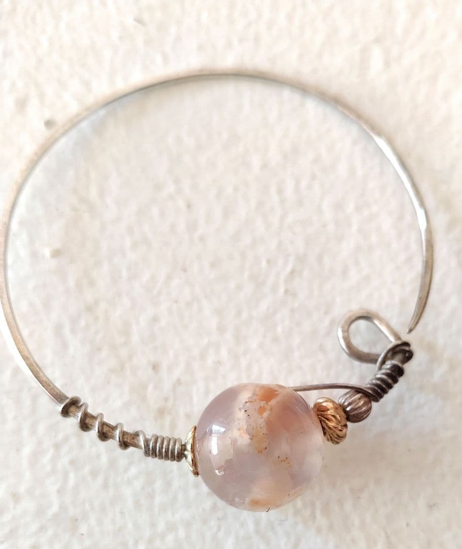 モレウ工房のニンカリ ピアス 作家物 直径4cm