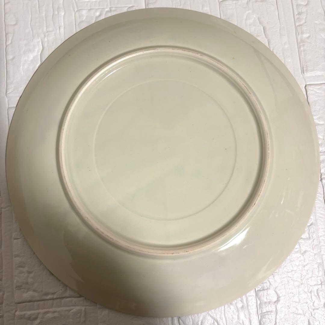 昭和 レトロ　飾り皿 和風 花柄 3枚セット　大皿　30cm・38cm