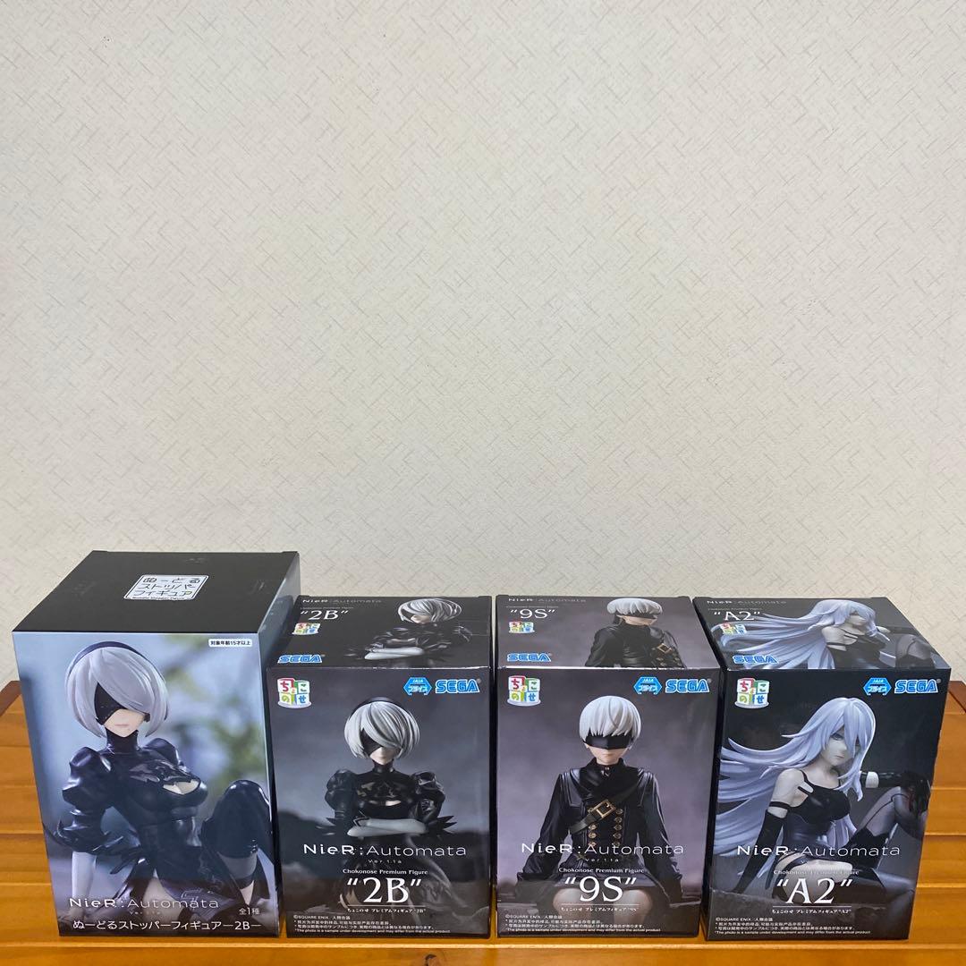 ニアオートマタ ぬースト2B ちょこのせプレミアムフィギュア 2B&9S&A2